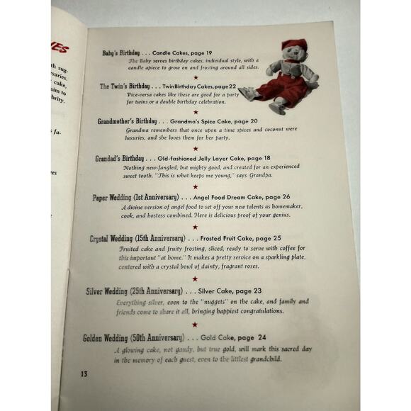 Vintage Cook Book Time For a Party A Hostess Book of Baking Recipes (bb2) - Picture 8 of 10